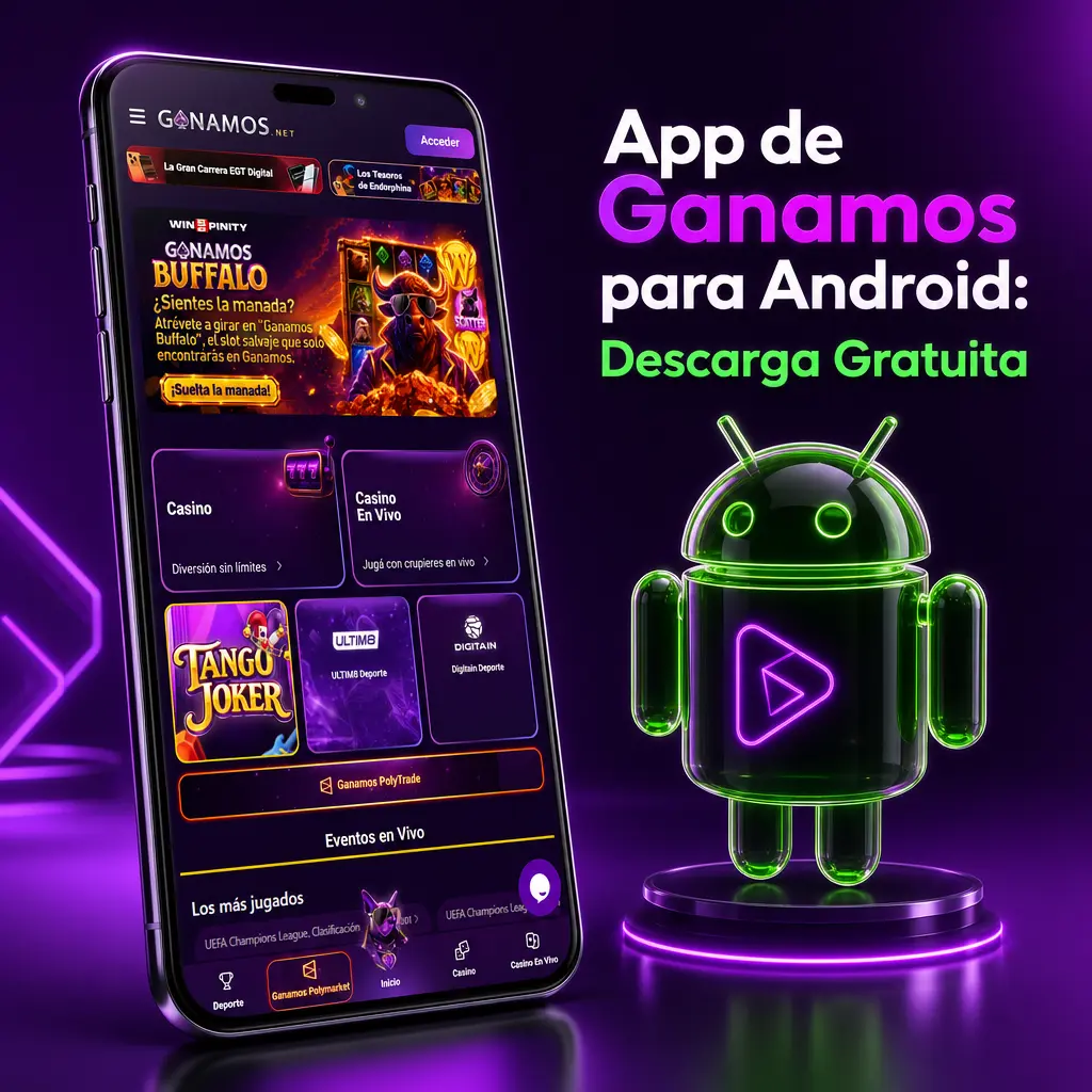 Descarga gratuita del APK de Ganamos para Android, compatible con Samsung, Motorola y Xiaomi