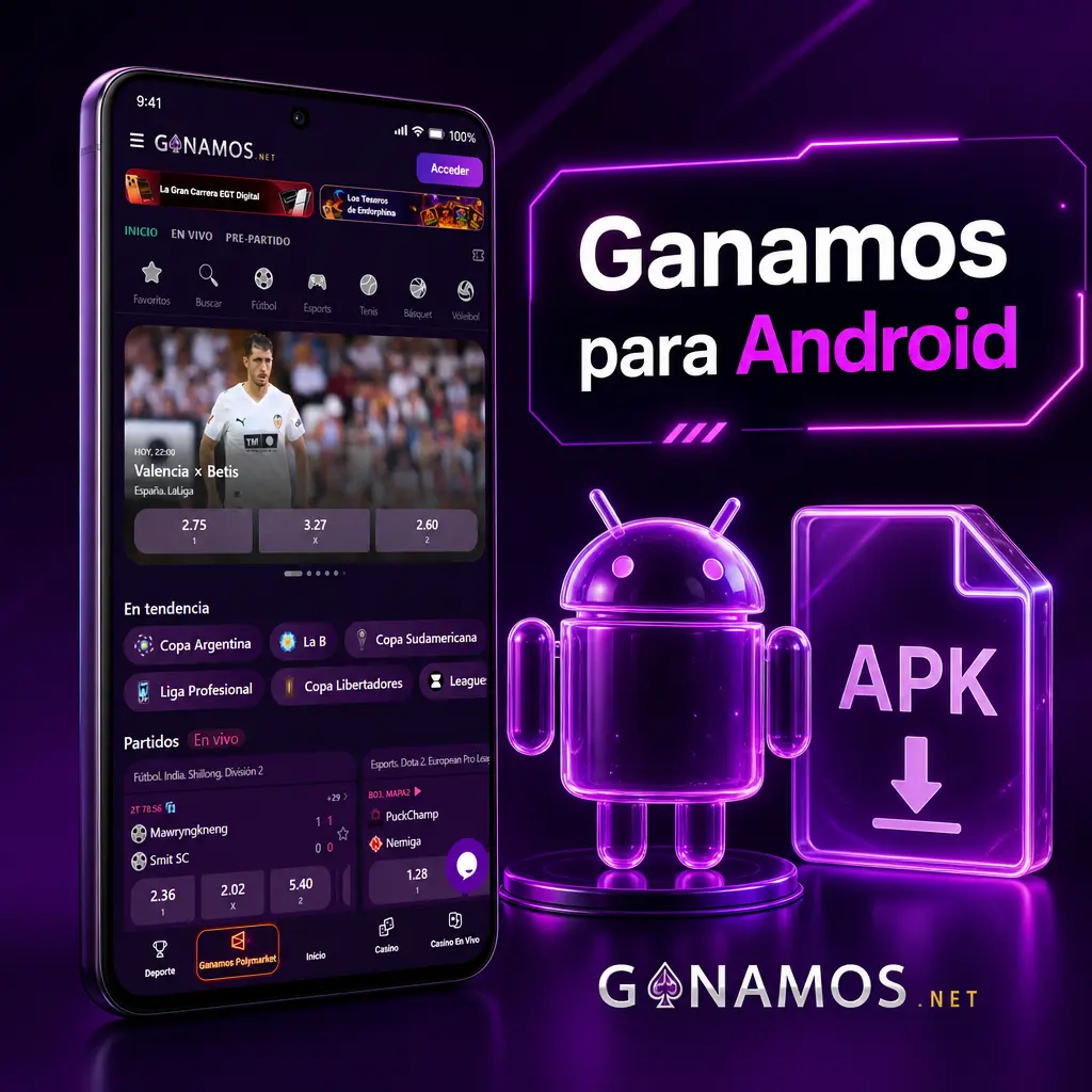 Ganamos para Android: instalación como aplicación web progresiva sin pasar por Google Play, rápida y liviana